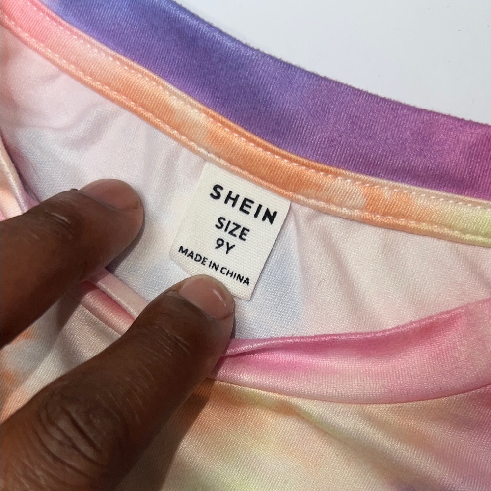 Colorful Tie-Dye Kids Shorts Set - Picture 2 of 7